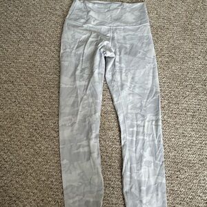 Lululemon Gray Camo Leggings